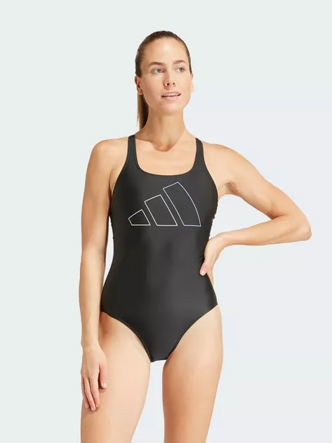 Спортивний купальник Adidas Big Bars Suit IQ3982 black
