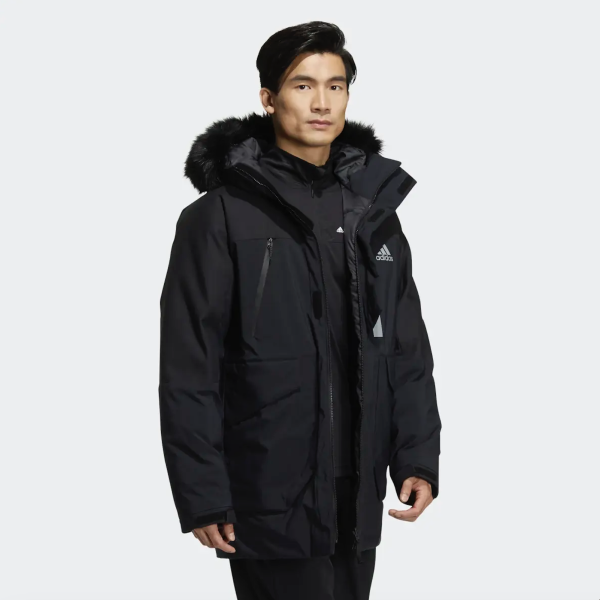 Парка Adidas Fur Hood Down Parka HR5232 black