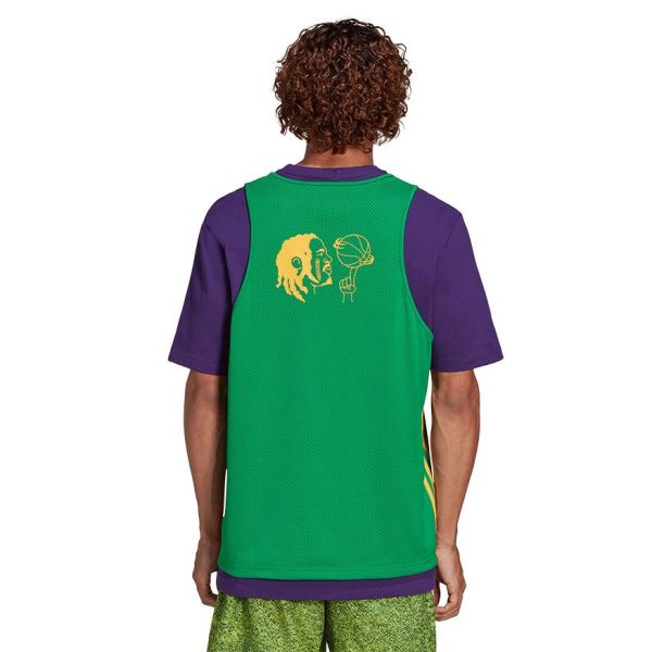 Футболка Adidas x Kerwin Frost violet green