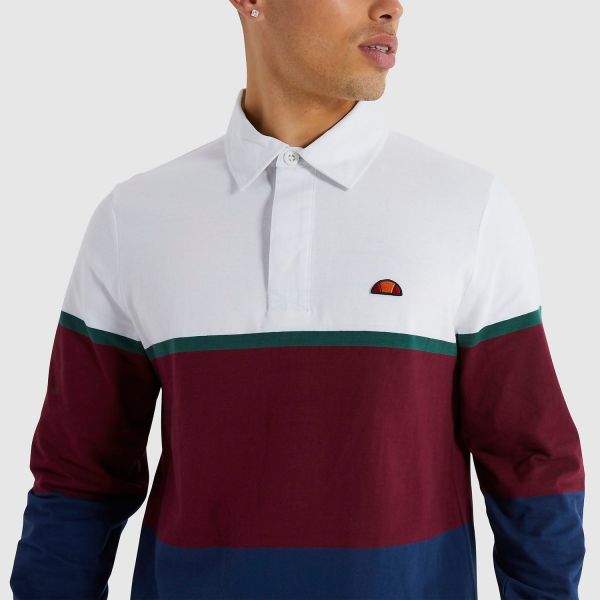 Лонгслів Ellesse Ario Polo Shirt white