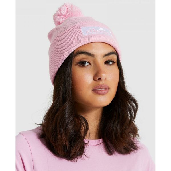 Шапка Ellesse Charli pom pom light pink