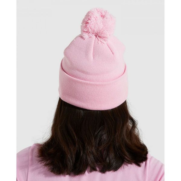 Шапка Ellesse Charli pom pom light pink