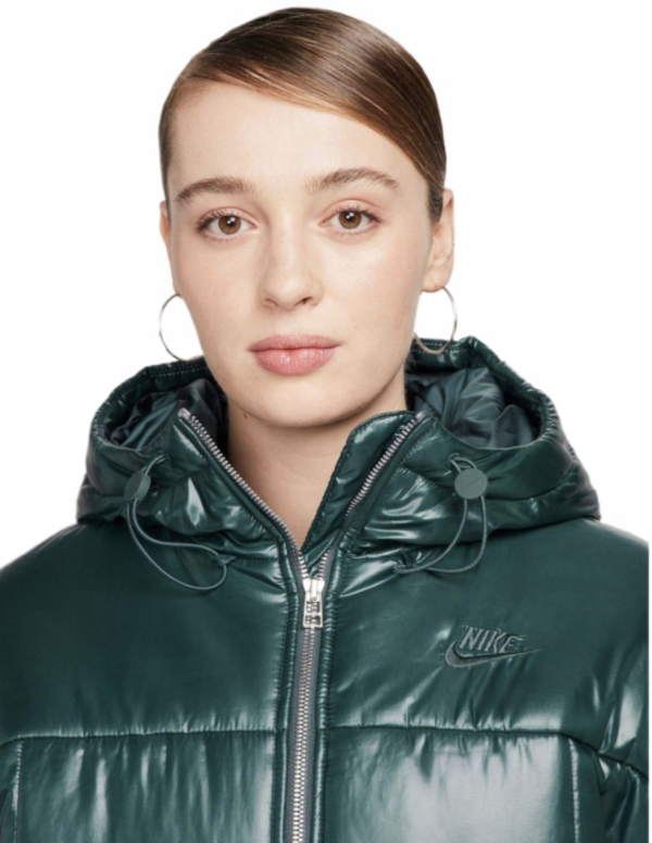Жіноча куртка Nike W NSW PE Shine Puffer FB8769-328 green