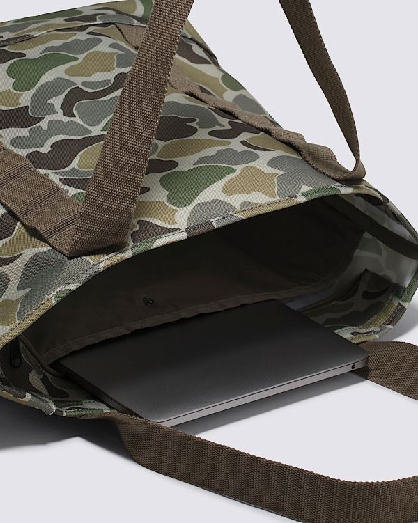 Сумка шопер Vans Pergs DX Tote VN000HRM burgee Cord turkish coffee