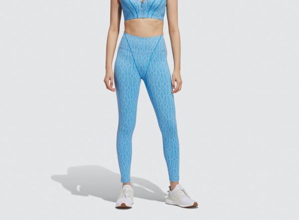 Лосіни Adidas Ivy Park MESH Monogram Mesh Tight H57088 light blue