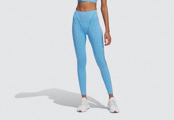 Лосіни Adidas Ivy Park MESH Monogram Mesh Tight H57088 light blue