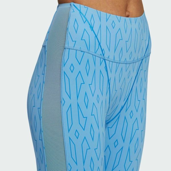 Лосіни Adidas Ivy Park MESH Monogram Mesh Tight H57088 light blue