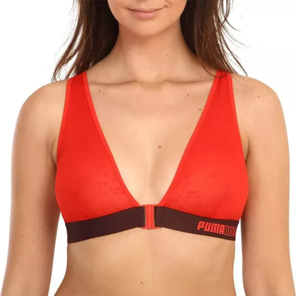 Бра Puma Women's Bra Triangle Mesh Bralette 701202510 grenadine